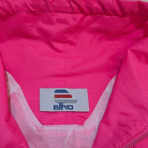 Vintage 90's Freestyle by Elho Neon Pink Windbreaker Pullover Size XL - Picture 10 of 13